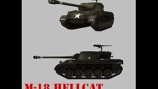 World Of Tanks Как нужна играть на M18-Hellcat карта Песчаная река квадрат J-3