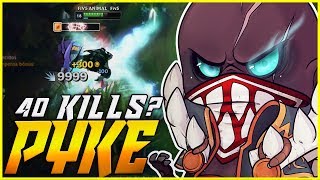 PEGUEI 40 KILLS E FIQUEI NO SONHO - PYKE TOP GAMEPLAY - League of Legends - [PT-BR]