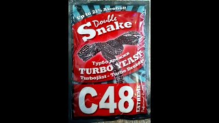 Сахарная брага дрожжи Double Snake 48 (Выгон браги) // Самогонщики В.В.