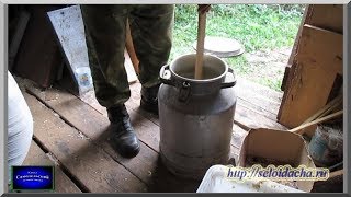 Приготовление сиропа для пчел. Работа на пасеке. Пчеловодство для начинающих