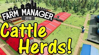 Let's Play Farm Manager 2018 #32: Cattle Herds!