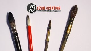 Comment bien choisir ses pinceaux pour peindre à l'aquarelle