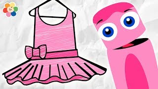 New Coloring Pages | Learn the Colors for Children | Colors for Kids | Color Crew | BabyFirst TV