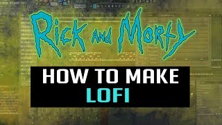 HOW TO MAKE LOFI HIP HOP - FL Studio 12 Tutorial