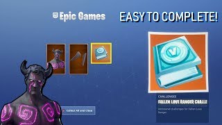 How To Complete The "FALLEN LOVE RANGER CHALLENGES" In (Fortnite Battle Royale)