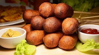 КОРН-ДОГ: Сосиска на палочке в кукурузном кляре. Очень вкусная разновидность американского фаст-фуда
