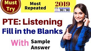 PTE Listening: Fill in the Blanks Practice for PTE exam 2019 | Health Insurance