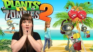 Растения против зомби АНЮТУ ПОХИТИЛИ ЗОМБИ на МОРЕ Plants Vs Zombies