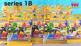 Lego Series 18 Minifigure Blind Bag Opening Toy Review | PSToyReviews