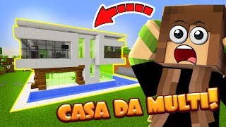COMO CONSTRUIR A CASA DA MULTIGIRLBR NO MINECRAFT! (INCRÍVEL!)