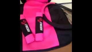 Kit Capa para banco, de volante e cinto Rosa