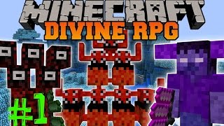 MineCraft. Divine RPG Mod. Часть 1 (Скелет-Циклоп)