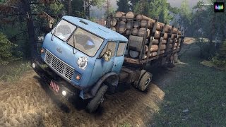 SpinTires обзор мода ( МАЗ-509 v2 )
