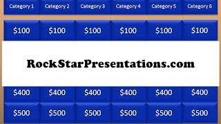Jeopardy PowerPoint Template - Free Download