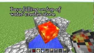 Minecraft Stone generator 100% yield