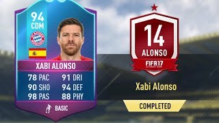 94 XABI ALONSO SBC CHEAPEST SOLUTION | END OF AN ERA SQUAD BUILDING CHALLENGE | FIFA 17