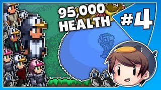 95,000HP KING SLIME!! - Terraria 30+ Player Expert Survival #4
