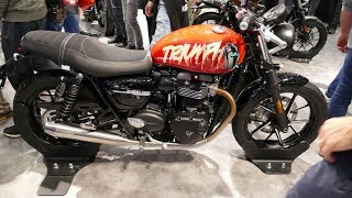 Triumph STREET TWIN  at EICMA 2018 Walkaround power  TV