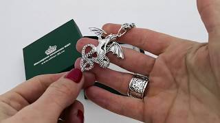 Серебряный кулон Гарпия