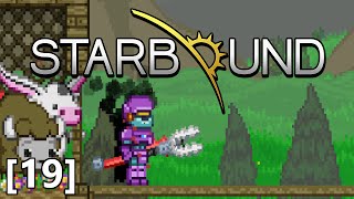 Starbound - Part 19 - Big Ape Boss Battle,  Adventurer's Armour, Apex Artifact