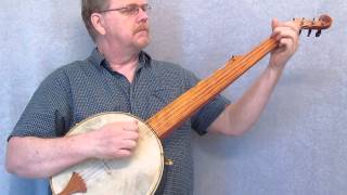 Minstrel Banjo replica of William Boucher banjo - Civil War music 1800's