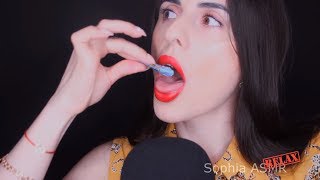 АСМР Звуки ВЗРЫВНОЙ КАРАМЕЛИ ВО РТУ / ASMR EXPLOSIVE CARAMEL