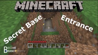 How To Make a Secret Base Entrance in Minecraft! [Xbox]