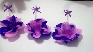 DIY/Faça você mesmo: Decoração Copinho de Brigadeiro de Colher para chá de casa Nova