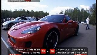 Nissan GT-R HKS vs Chevrolet Corvette ZO6