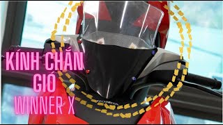Winner x độ kính chắn gió siêu ngầu  moto tấn phát