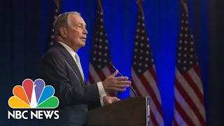 Michael Bloomberg Hits Back At Democratic Critics At First 2020 Campaign Stop | NBC News