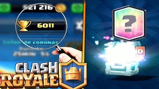 LLEGAMOS a las 6000 COPAS & ME TOCA LEGENDARIA en COFRE de PLATA!! | Clash Royale | Rubinho vlc
