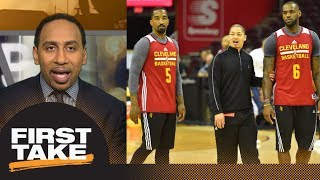 Stephen A. Smith blames LeBron James, Tyronn Lue, J.R. Smith for Cavs' struggles | First Take | ESPN