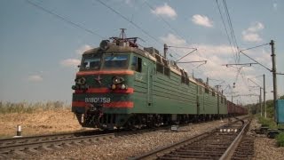 ВЛ80С-774/759 с грузовым поездом
