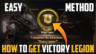 How to Complete Victory legion Achievement Easily in Pubg Mobile
