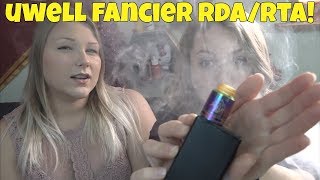 Fancier 2-in-1 RDA & RTA Review by UWell! | TiaVapes Review