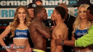 Andre Berto vs. Shawn Porter FULL WEIGH IN AND FACE OFF VIDEO