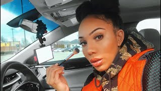 EASY On-the-Go Makeup in the Car!! | Alyssa Forever