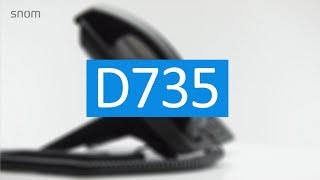 Snom D735 VoIP-Phone (Russian)