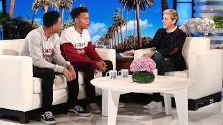 Ellen Meets Viral College Acceptance Brothers