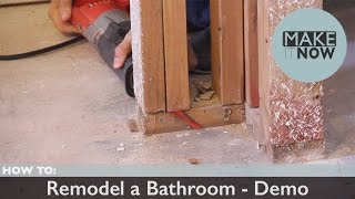 How To: Remodel A Bathroom - Demo