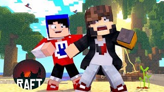 Minecraft: RAFT - NOVA SERIE - ‹ JUAUM › #01