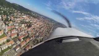 Swiss from the air: Landing and Take off Les Eplatures La Chaux de Fonds LSGC 16.7.2014