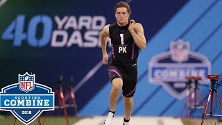 Kickers Run the 40-Yard Dash?!?!?!?!?!?! ?| NFL Combine Highlights