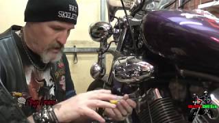 Yamaha Virago 535 Trike Service, Part 2, Air Filter and Spark Plugs.