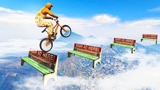 98% IMPOSSIBLE BMX STUNT RACE! (GTA 5 Races)