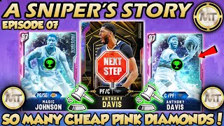 WE GOT SO MANY PINK DIAMONDS FOR CHEAP AND A NEW GALAXY OPAL IN MYTEAM! NBA 2K20 A Sniper's Story #7