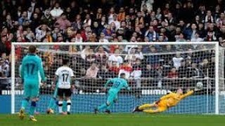 فالنسيا وبرشلونه اهداف فالنسيا 2 / 0 وهدف ملغي ظلم