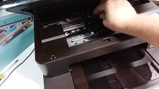How to remove printhead in HP Photosmart 7510, 7515, 7520, 7525 printer