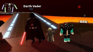 Meeting DARTH VADER, YODA AND GENERAL GRIEVOUS on Roblox! (Roblox Star Wars)